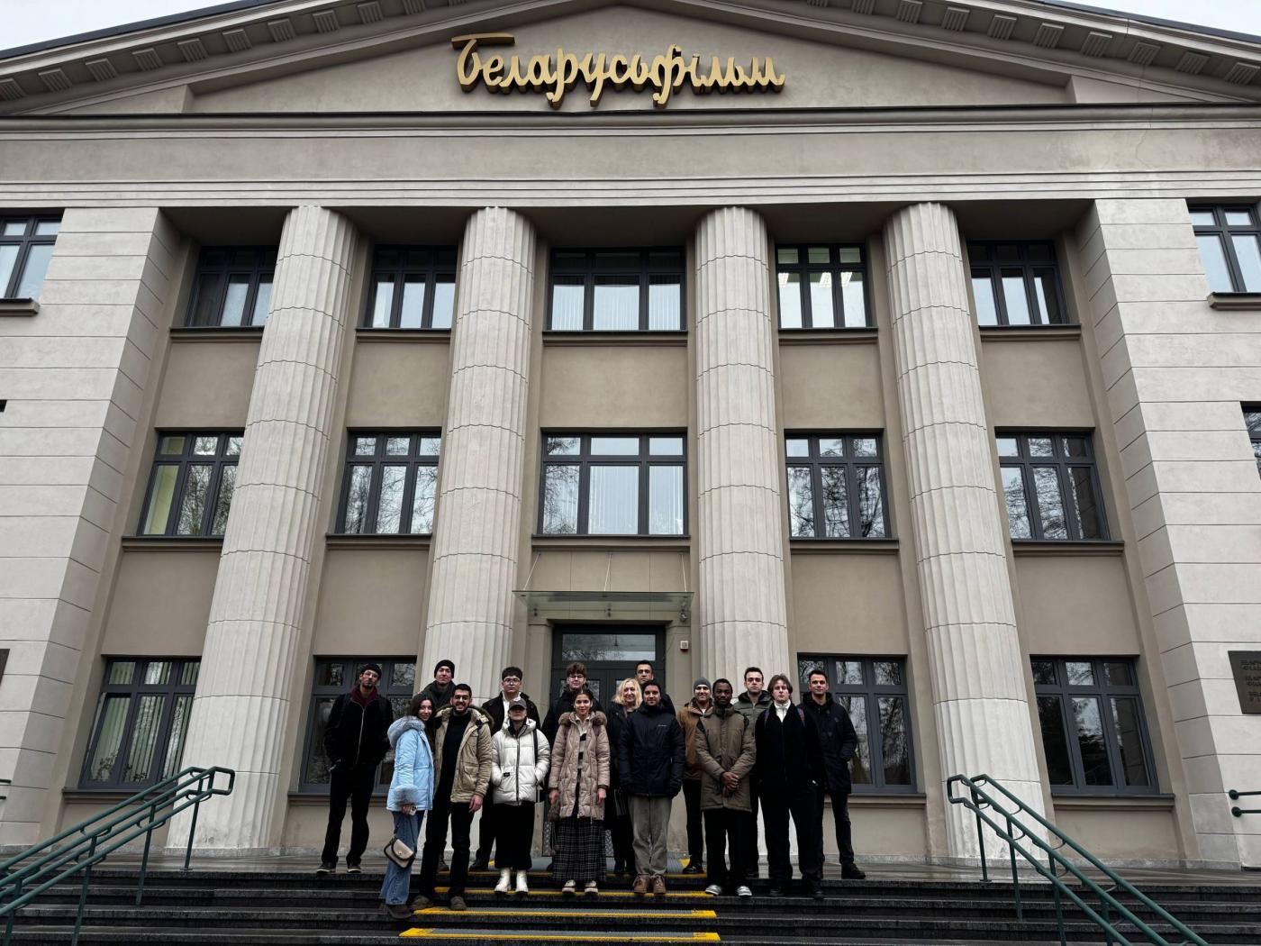 Слушатели подготовительного отделения ФМС посетили с экскурсией киностудию «Беларусьфильм»